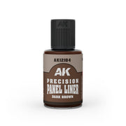 AK12141 Precision Panel Liner - Dark Brown (30ml)