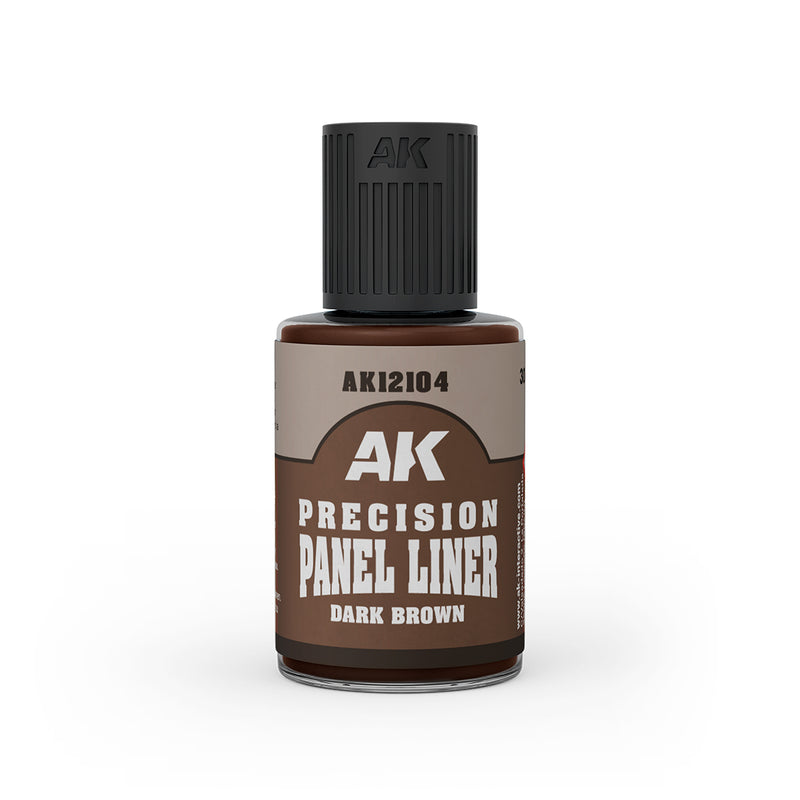 AK12141 Precision Panel Liner - Dark Brown (30ml)
