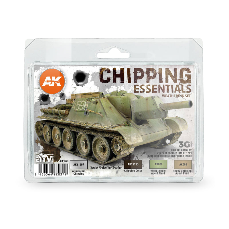 AK138 Chipping Essentials Weathering Set