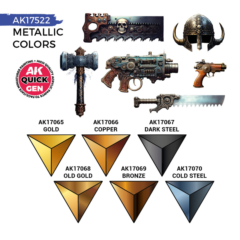 AK17522 Quick Gen - Metallics (Set)