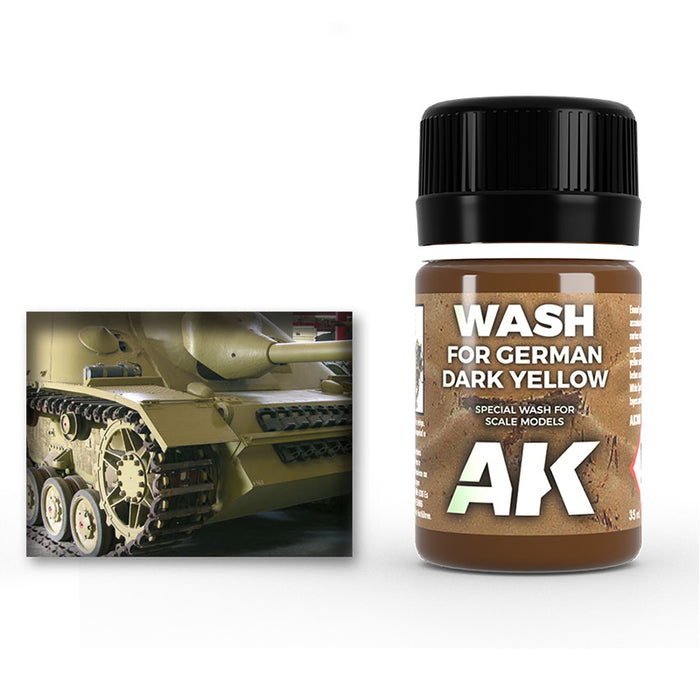 AK300 Wash For German Dark Yellow