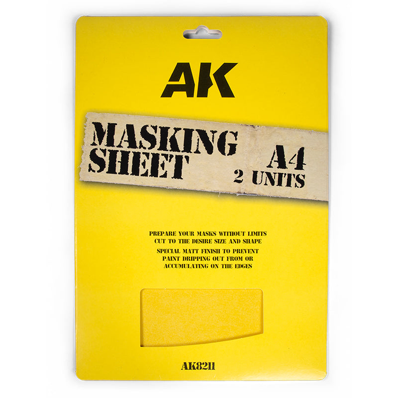 AK8211 Masking Tape Sheet A4 X 2 Units