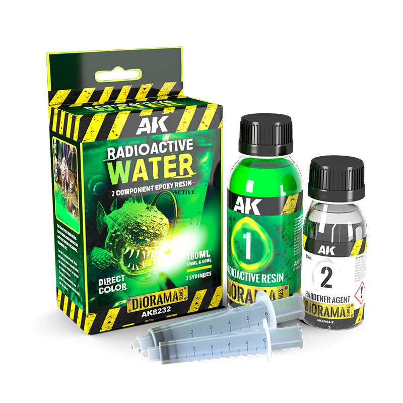 AK8232 Radioactive Water - 2 Components Epoxy Resin 180ml