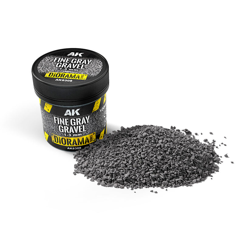 AK8308 Fine Gray Gravel 1-3mm 100ml