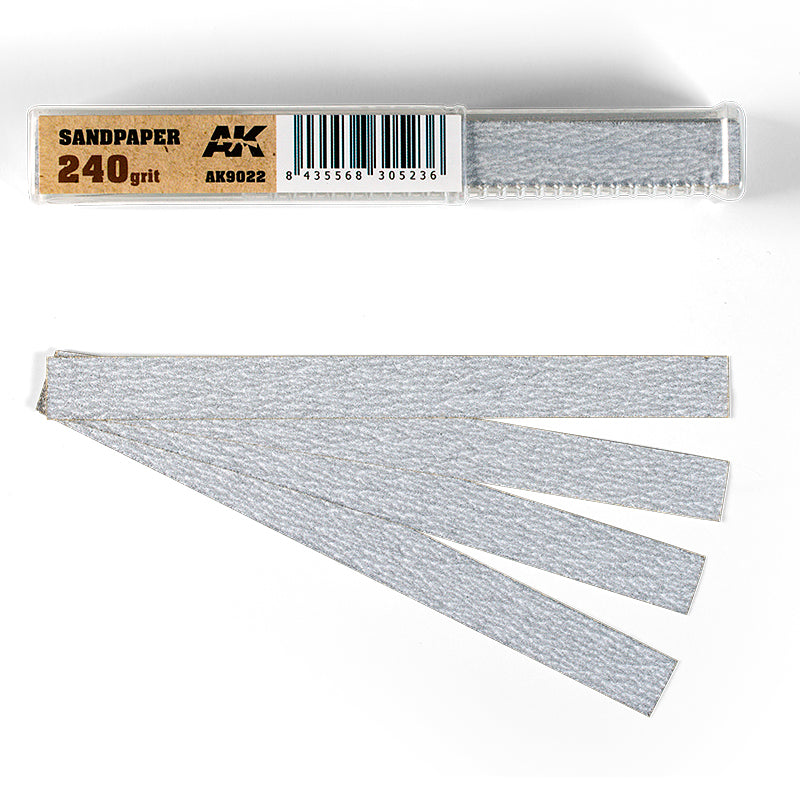 AK9022 Dry Sandpaper 240 Grit x 50 units