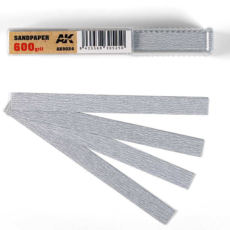 AK9024 Dry Sandpaper 600 Grit x 50 units