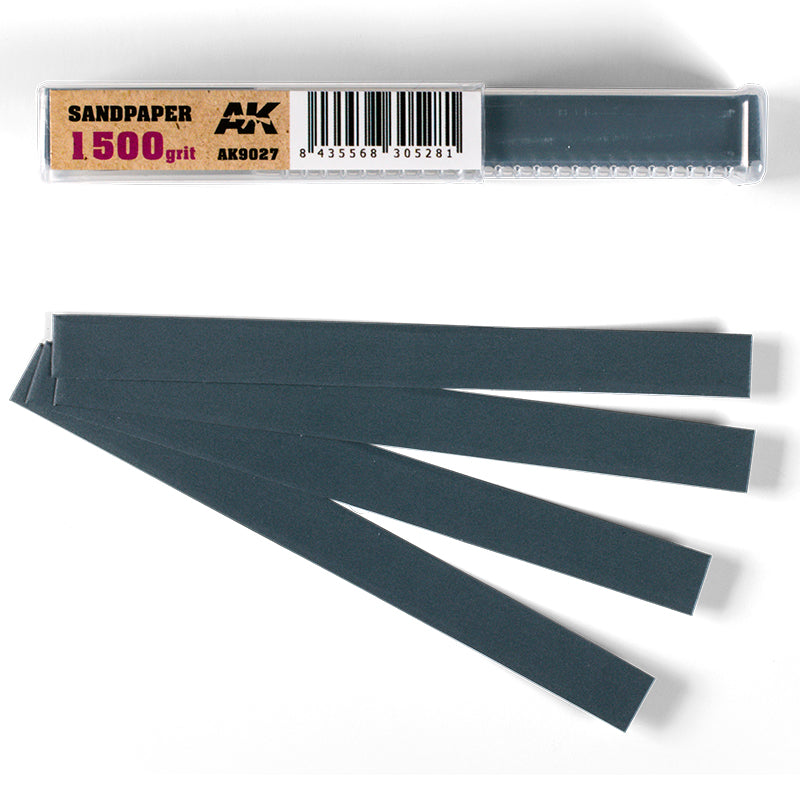 AK9027 Wet Sandpaper 1500 Grit x 50 units