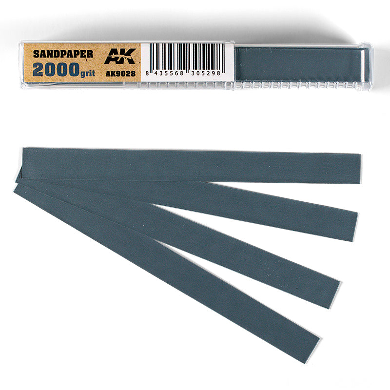AK9028 Wet Sandpaper 2000 Grit x 50 units