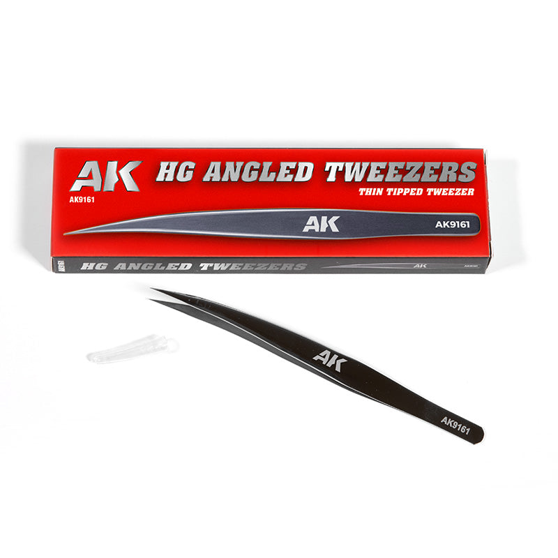 AK9161 HG Angled Tweezers 01 Thin Tipped