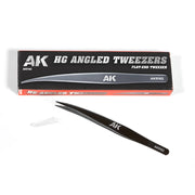 AK9162 HG Angled Tweezers 02 Flat-End Tipped