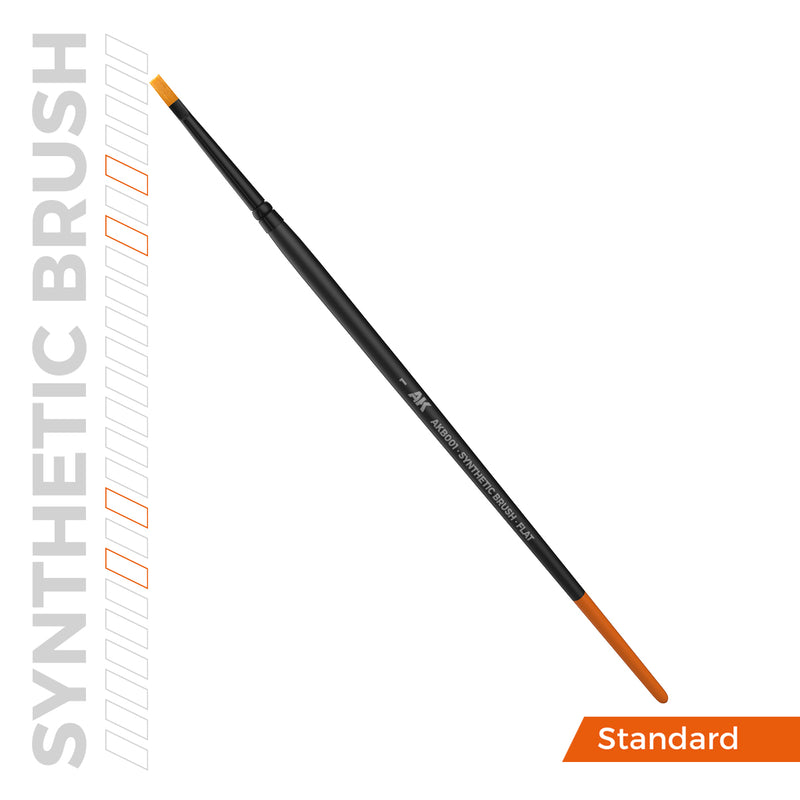 AKB001 Synthetic Brush - Flat 1