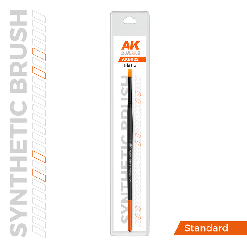 AKB002  Synthetic Brush - Flat 2
