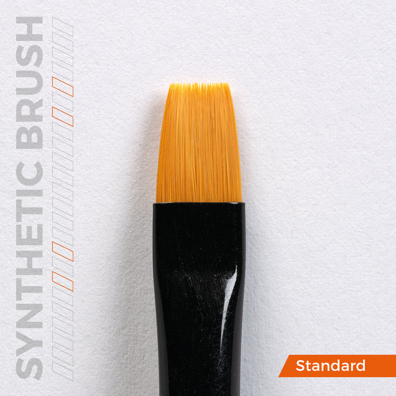 AKB003 Synthetic Brush - Flat 4