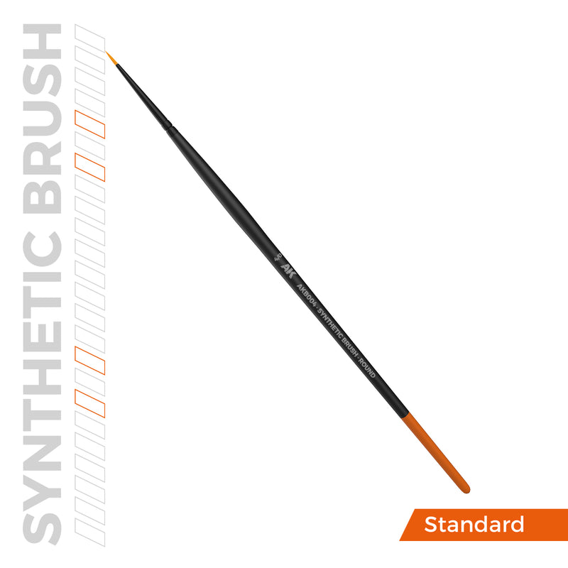 AKB004 Synthetic Brush - Round 4/0