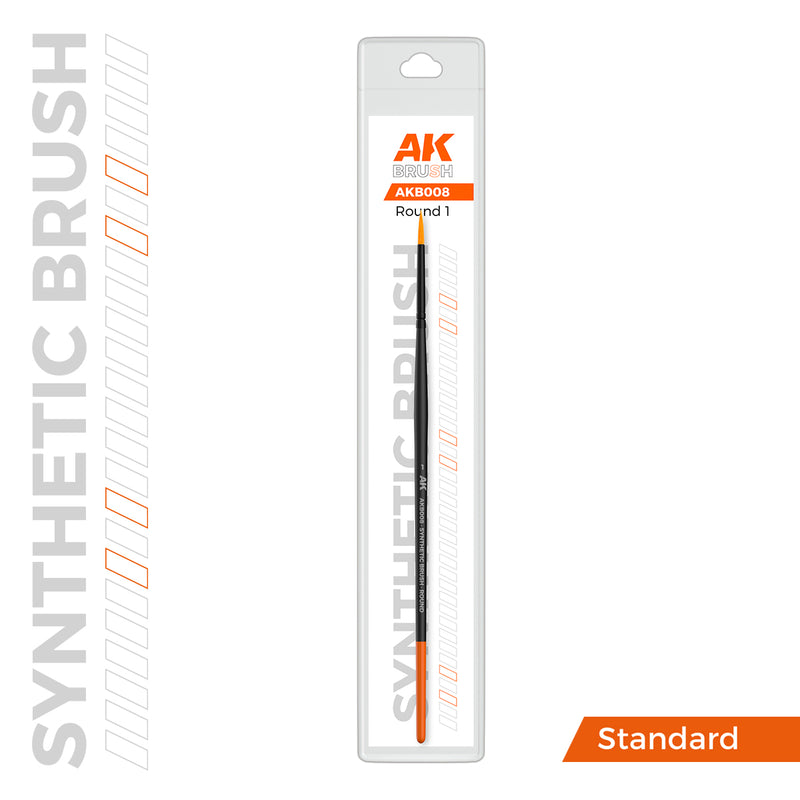 AKB008 Synthetic Brush - Round 1