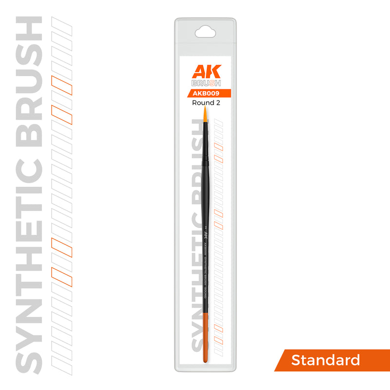 AKB009 Synthetic Brush - Round 2