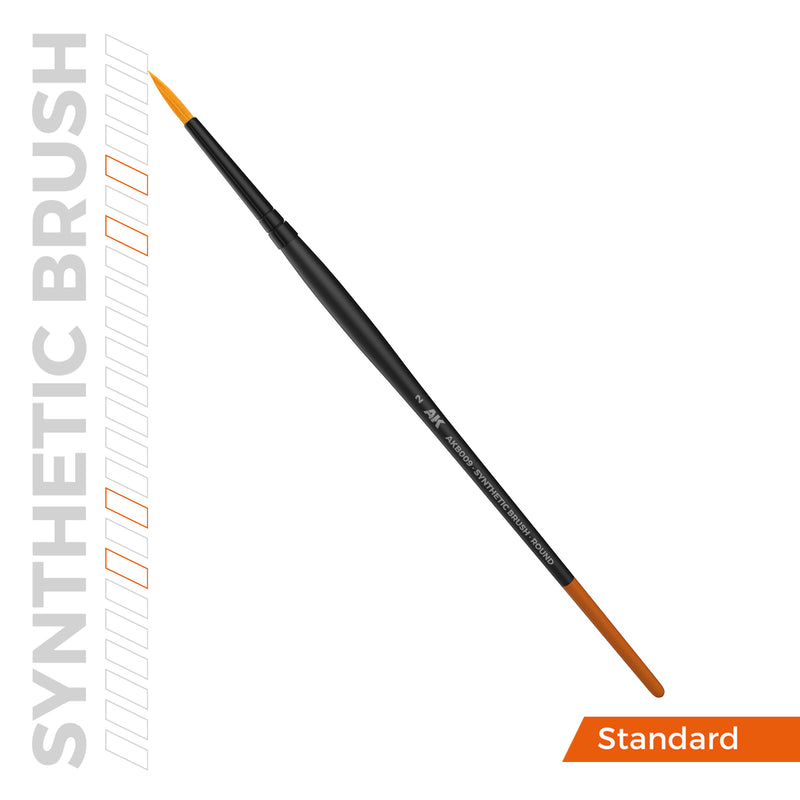 AKB009 Synthetic Brush - Round 2