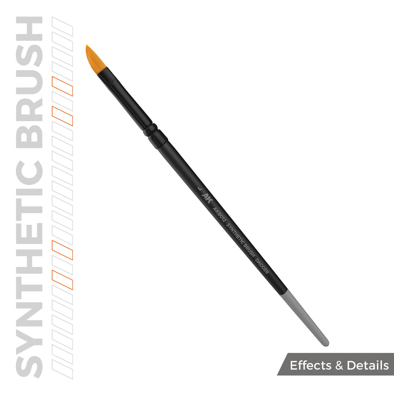 AKB012 Synthetic Brush - Dagger L