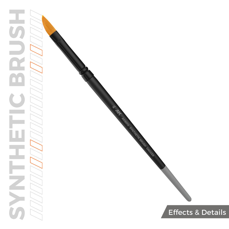 AKB013 Synthetic Brush - Dagger XL