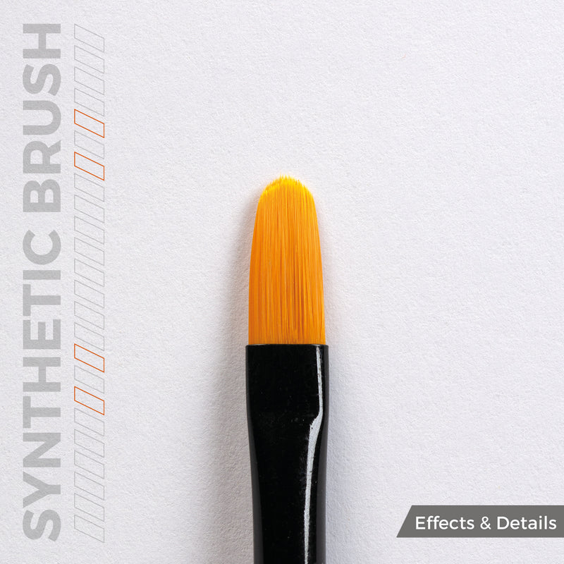 AKB016 Synthetic Brush - Filbert 6