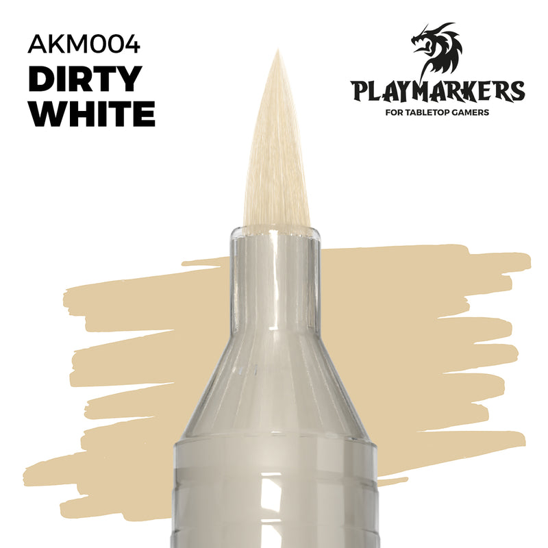 AKM004 Playmarker - Dirty White