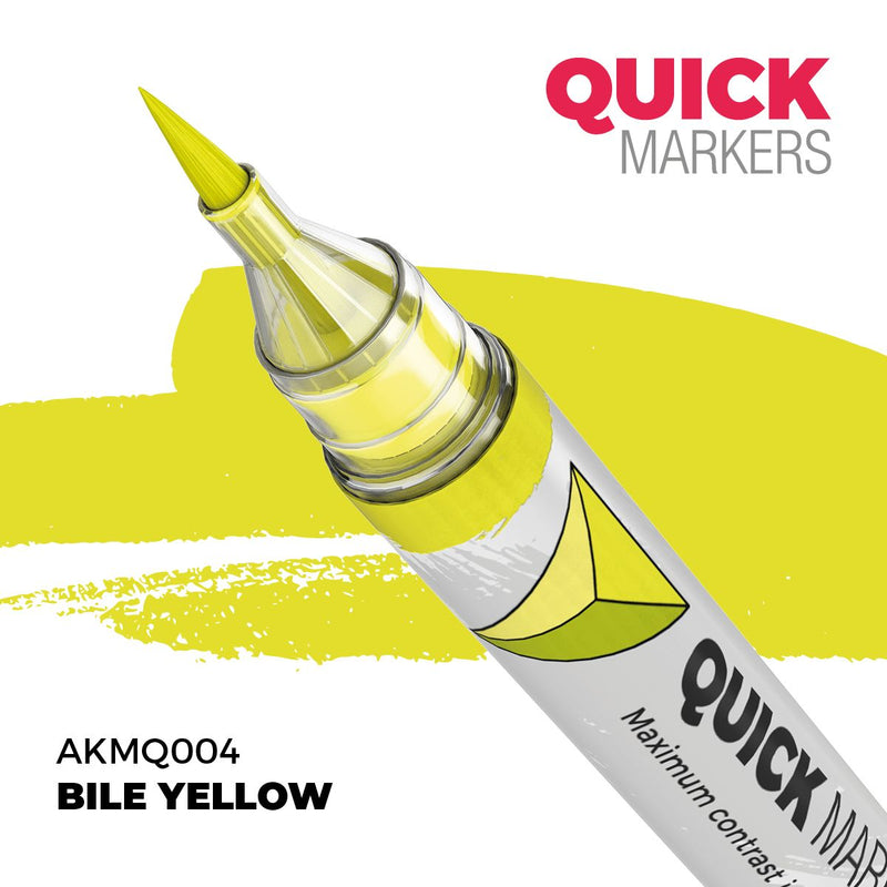 AKMQ004 Quick Markers - Bile Yellow