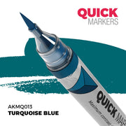 AKMQ013 Quick Markers - Turquoise Blue