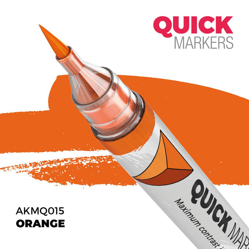 AKMQ015 Quick Markers - Orange