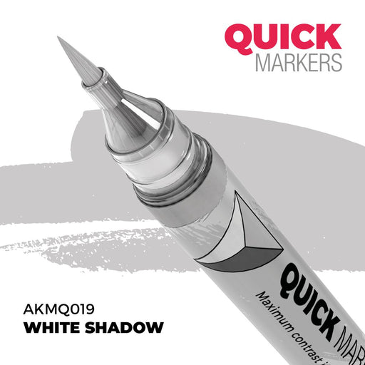 AKMQ019 Quick Markers - White Shadow