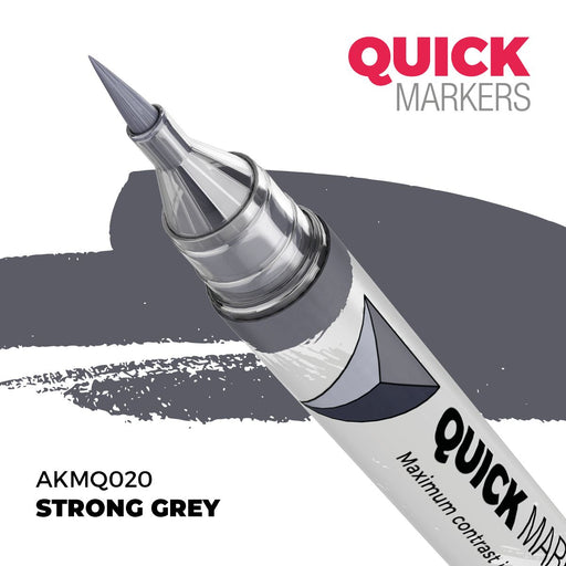 AKMQ020 Quick Markers - Strong Grey