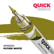 AKMQ024 Quick Markers - Putrid White