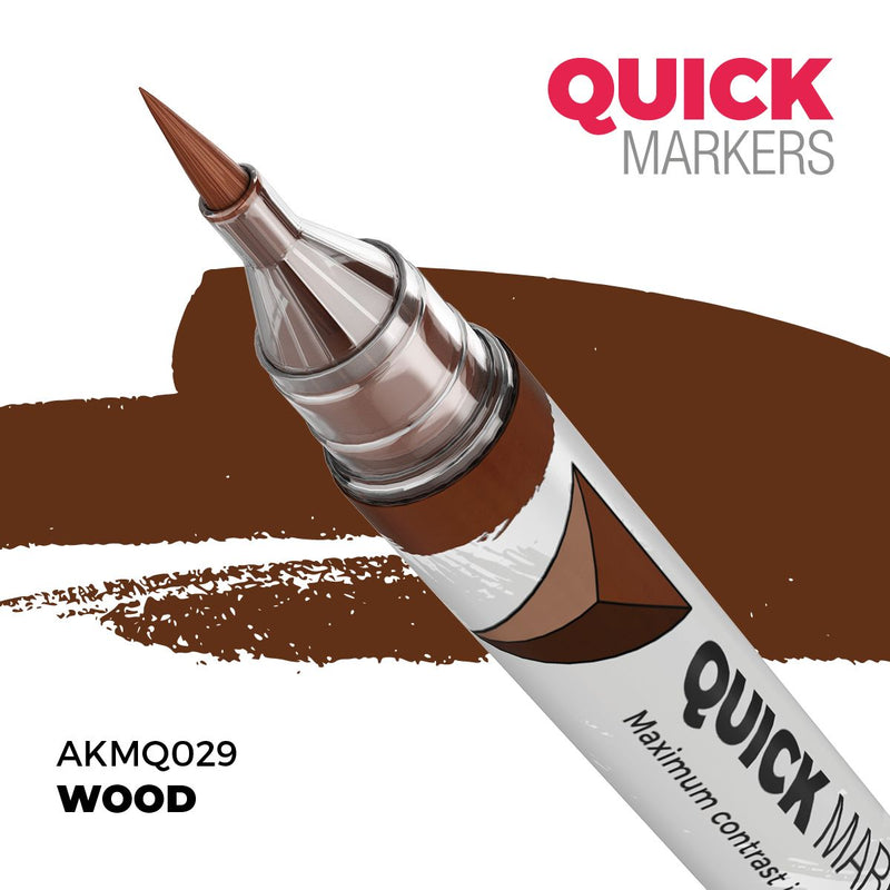 AKMQ029 Quick Markers - Wood