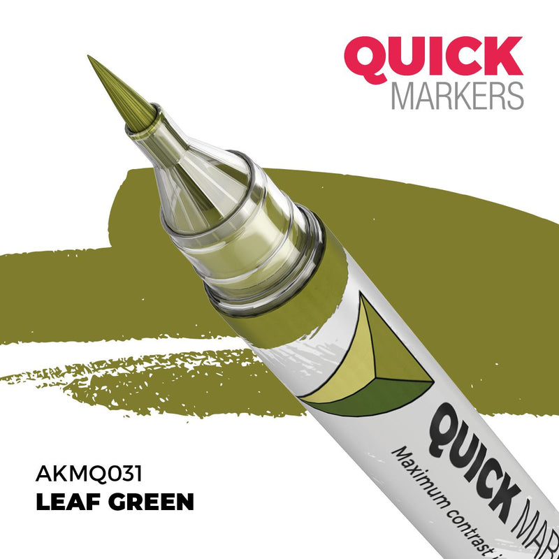 AKMQ031 Quick Markers - Leaf Green