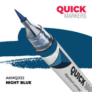 AKMQ032 Quick Markers - Night Blue