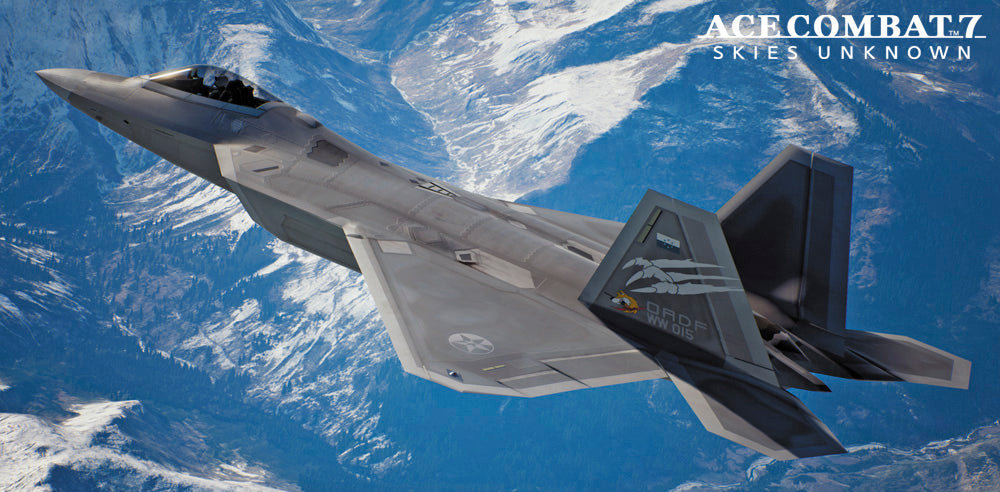 Ace Combat 7 Skies Unknown - F-22 Raptor (Strider 1) 1/48