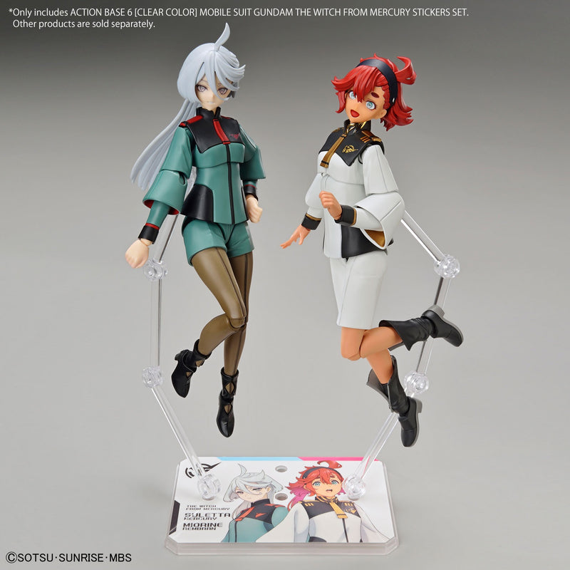 Action Base 6 (Clear) The Witch From Mercury Stickers Set