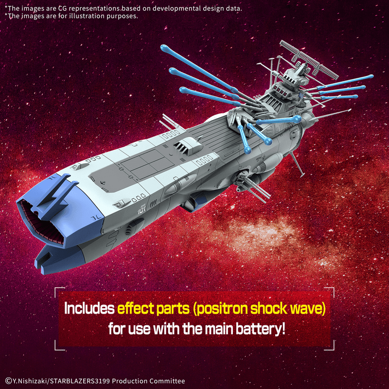 Arizona Class BB-101 Space Battle Ship 1/1000