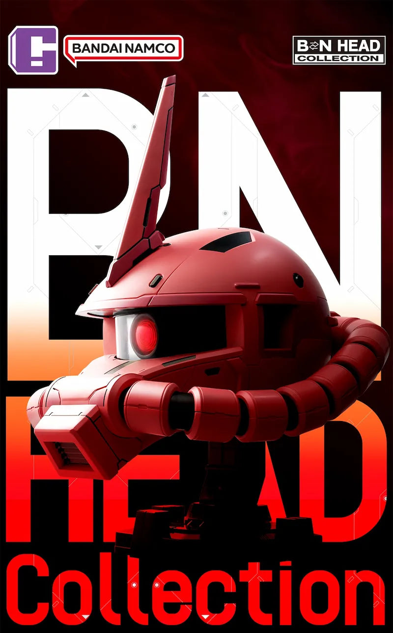 BN Head Collection - Vol. 3 MS-06S Zaku II Char Aznable's Custom