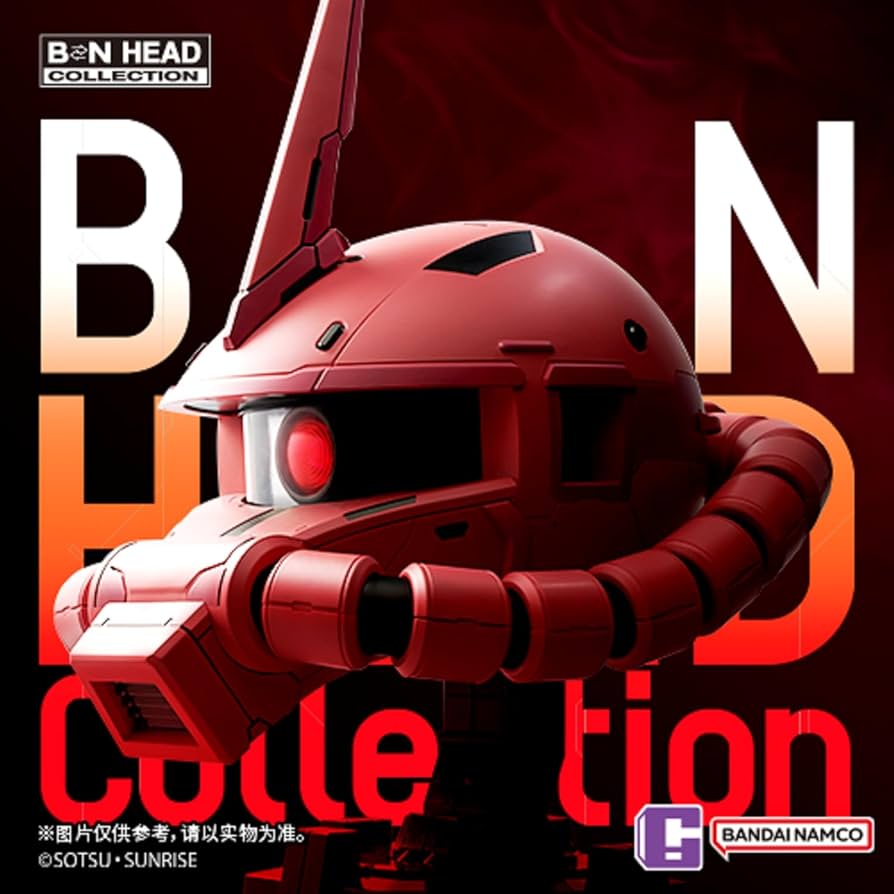 MS-06S ZAKU II HEAD セット BN Head Collection - Vol. 3 MS-06S Zaku II Char Aznable's Custom