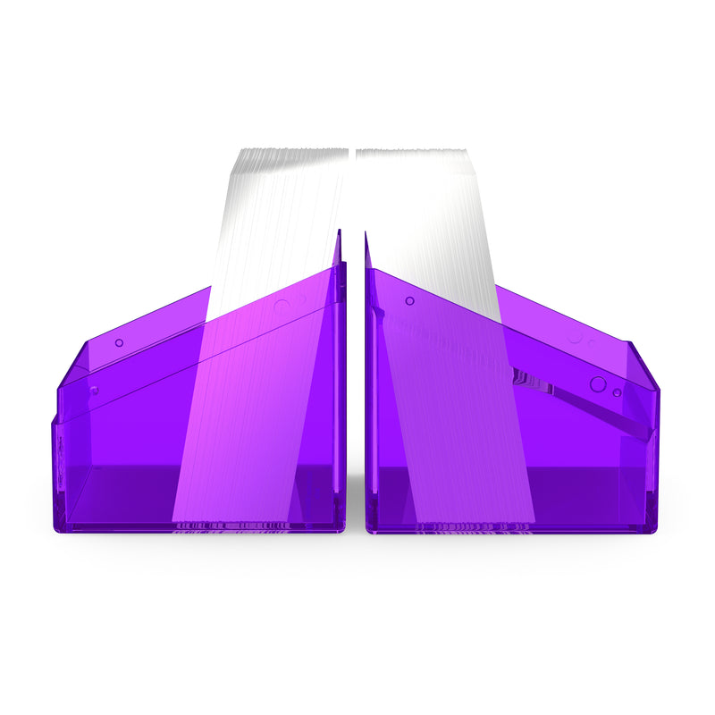Boulder Deck Case 100+ - Clear Amethyst (Purple)
