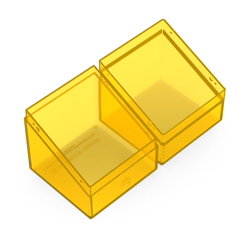 Boulder Deck Case 100+ - Clear Amber (Yellow)