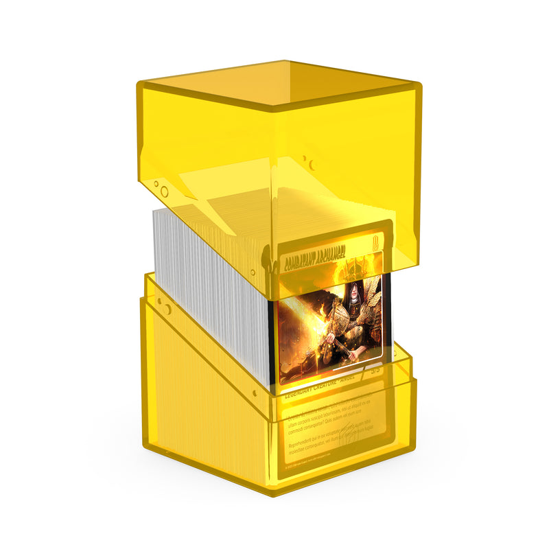 Boulder Deck Case 100+ - Clear Amber (Yellow)