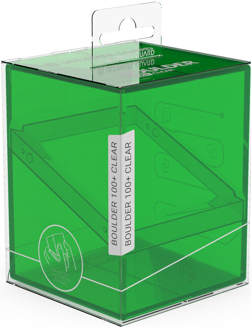 Boulder Deck Case 100+ - Clear Emerald (Green)