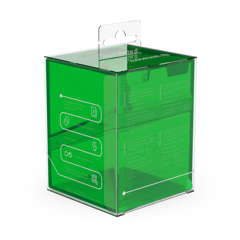 Boulder Deck Case 100+ - Clear Emerald (Green)