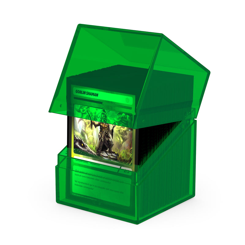 Boulder Deck Case 100+ - Clear Emerald (Green)