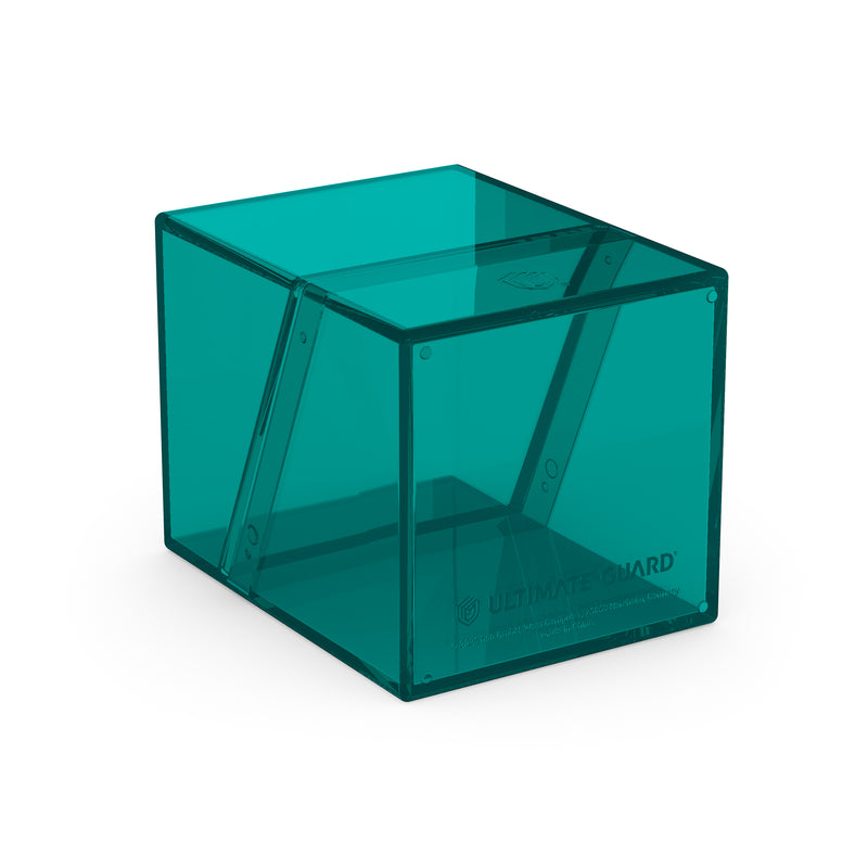 Boulder Deck Case 100+ - Clear Malachite (Teal)