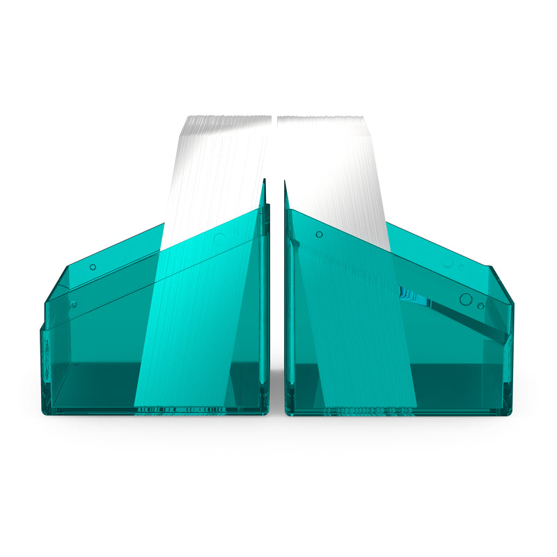 Boulder Deck Case 100+ - Clear Malachite (Teal)