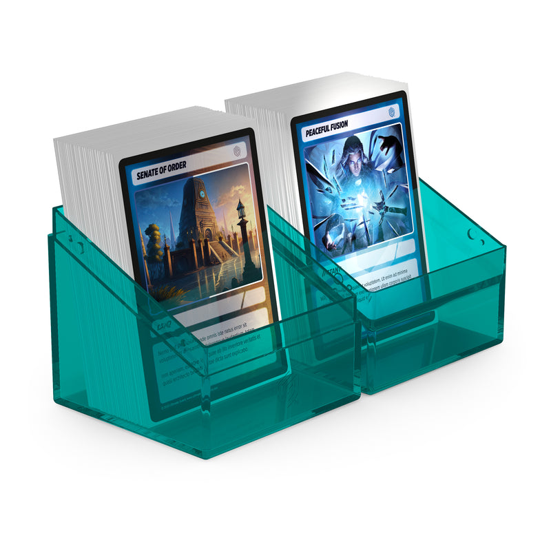 Boulder Deck Case 100+ - Clear Malachite (Teal)