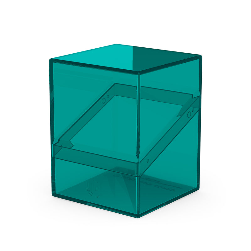 Boulder Deck Case 100+ - Clear Malachite (Teal)