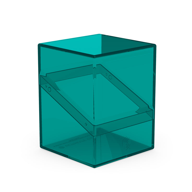 Boulder Deck Case 100+ - Clear Malachite (Teal)